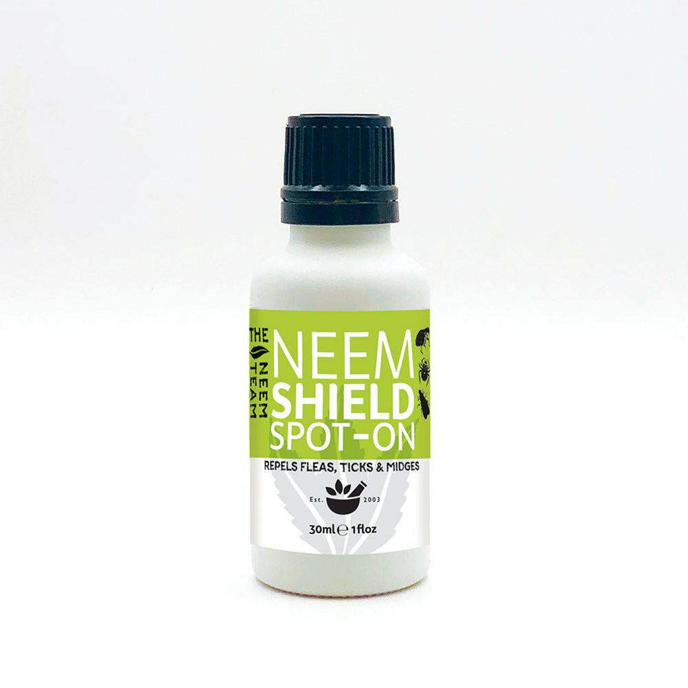 Neem Shield Pet Spot On Natural Flea and Tick Repellent for Dogs and Cats