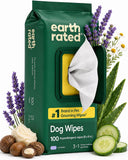 Lingettes nettoyantes hypoallergéniques pour chien – Earth Rated (Pack de 100)