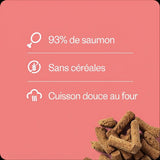 Friandises pour chien et chat - Friandises au Saumon Nutriment (100g)