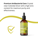 Argent colloïdal 20ppm Chien and Chats - Antibactérien - Flacon compte - gouttes 100 ml - La Patte Verte