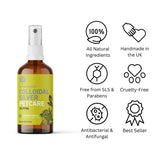 Argent colloïdal spray pour chien & chat antibactérien de 10PPM - La Patte Verte