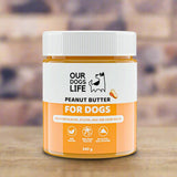 Beurre de Cacahuètes Pour Chiens Our Dogs Life 340g - La Patte Verte