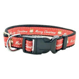 Collier pour chien Noël 'Merry Christmas' Taille S