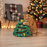 Griffoir pour chat SAPIN DE NOËL avec balle - La Patte Verte