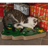Griffoir pour chat SAPIN DE NOËL avec balle - La Patte Verte
