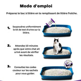 Kits de tests urinaires pour chats - Dr Ted - La Patte Verte