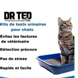 Kits de tests urinaires pour chats - Dr Ted - La Patte Verte