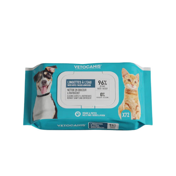 Lingettes Nettoyantes pour Chat et Chien Grand Format - La Patte Verte