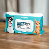 Lingettes Nettoyantes pour Chat et Chien Grand Format - La Patte Verte