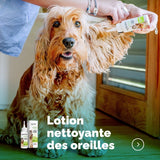 Lotion Nettoyante des Oreilles pour Chat et Chien 60ML - La Patte Verte