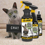 Nettoyant CSI Urine - Nettoyant Enzymatique pour Chat - La Patte Verte