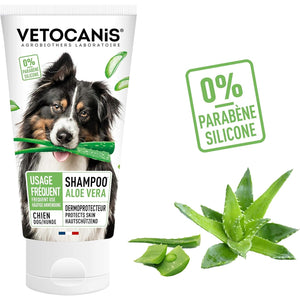 Shampoing Usage Fréquent pour Chien, à l'Aloe Vera. 300ml - La Patte Verte