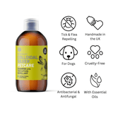 Shampooing à l'argent colloïdal avec répulsif contre les tiques et les puces - La Patte Verte