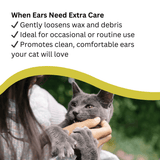 Soin des oreilles à base d'argent colloïdal pour chats – avec extraits botaniques - La Patte Verte