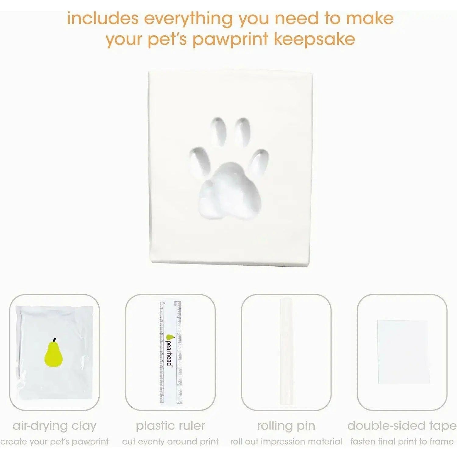 MYPAWLETS Kit d'empreintes de pattes de chien ou de chat avec